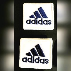 NEW 2PC. "adidas" Logos/Patches/Emblems/Appliqués! Embroidery. Iron On or Sew-On